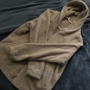 TEDDY  ZIP UP HOODIE